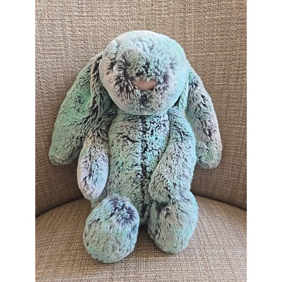 RARE Jellycat Bashful Bunny PISTACHIO US Exclusive RETIRED Soft Shelf Sitter 11" - Picture 1 of 10